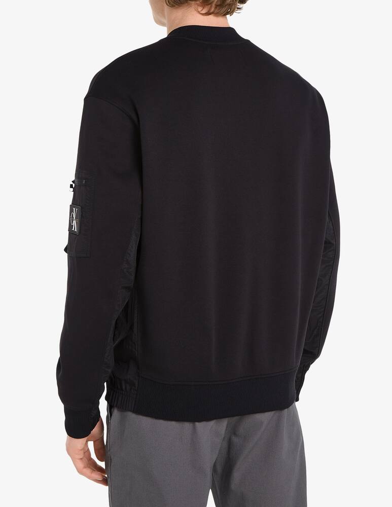 rinascente Calvin Klein Jeans Badge ripstop sweatshirt