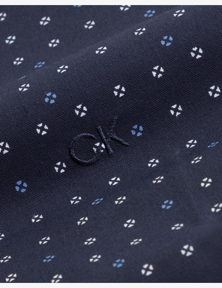 rinascente Calvin Klein Poplin print slim shirt