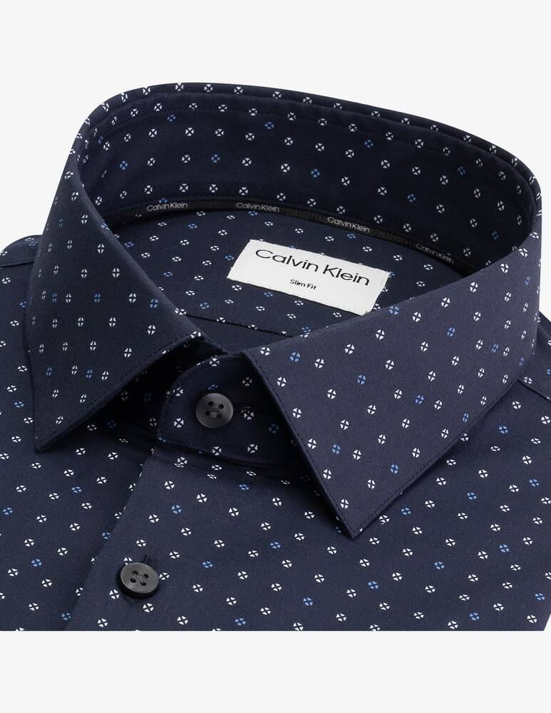 rinascente Calvin Klein Poplin print slim shirt