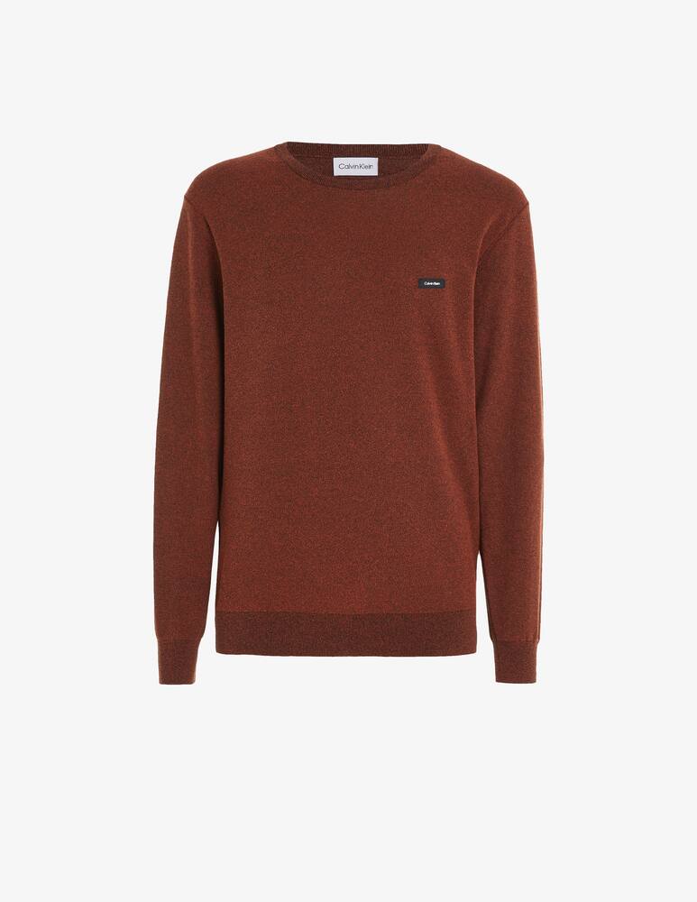 rinascente Calvin Klein Cotton nylon mouline crewneck jumper