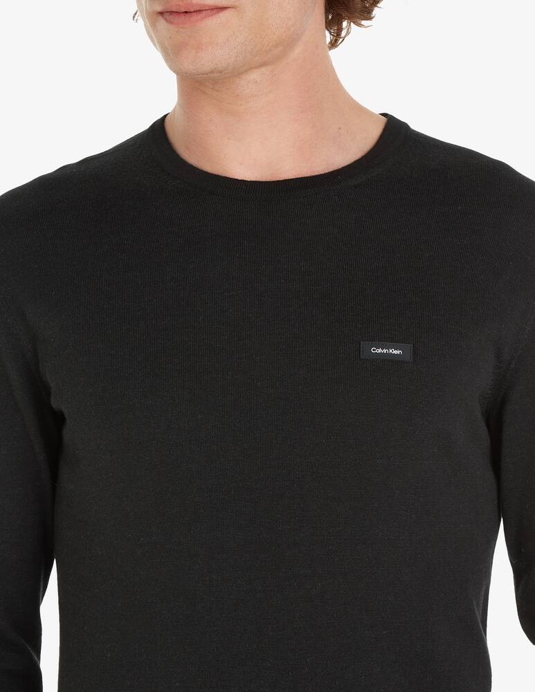 rinascente Calvin Klein Cotton silk blend crewneck jumper