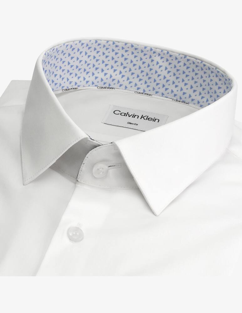 rinascente Calvin Klein Poplin contrast print slim shirt