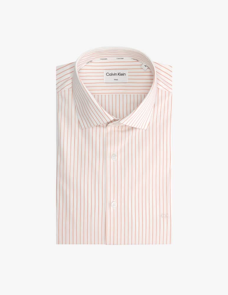 Calvin Klein Camicia thermo tech fitted a righe - immagine 1 Calvin Klein Camicia thermo tech fitted a righe - immagine 1