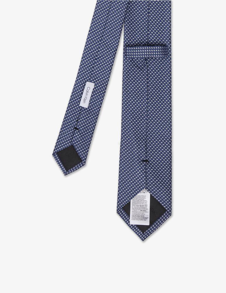 rinascente Calvin Klein 2tones texture silk tie