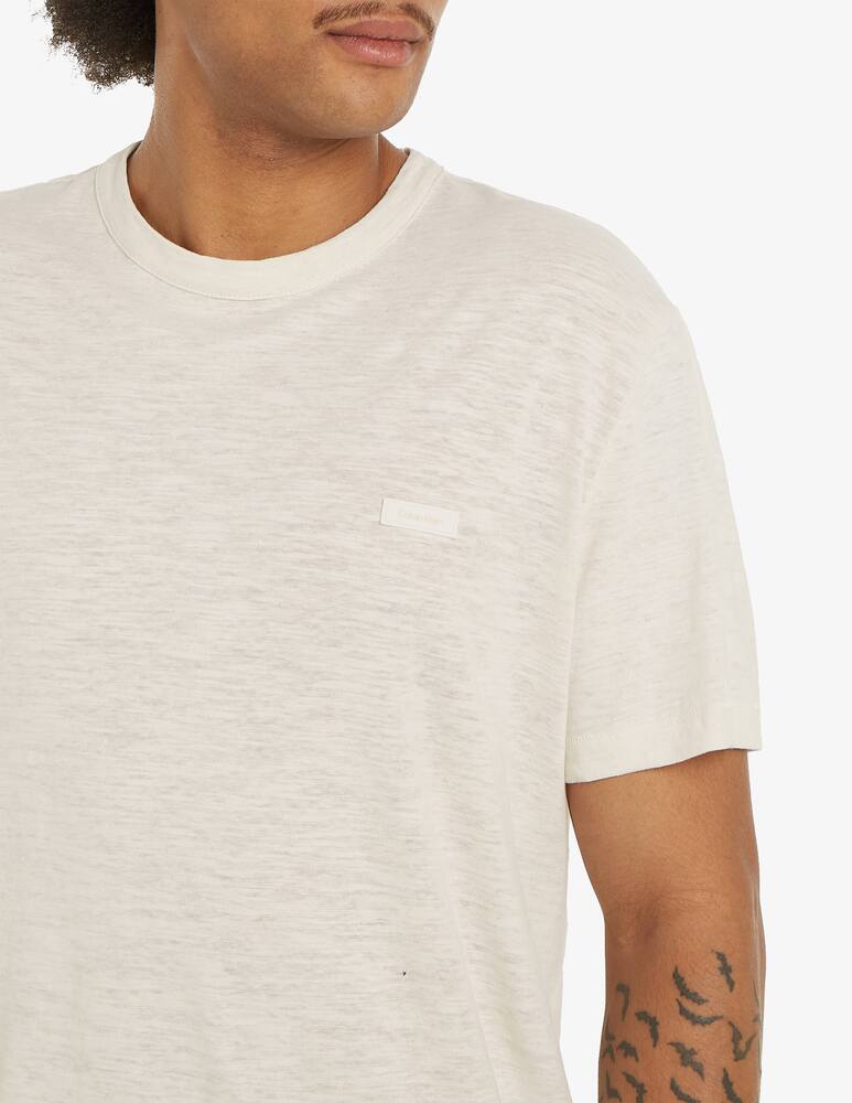 rinascente Calvin Klein Cotton linen t-shirt