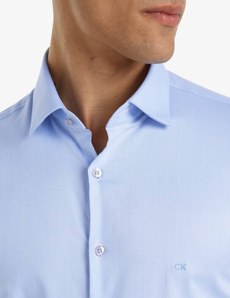 rinascente Calvin Klein Camicia slim fit 2tone structure