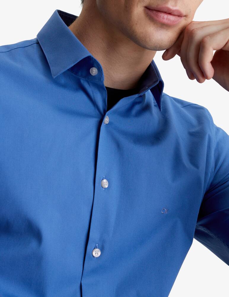 rinascente Calvin Klein Poplin stretch slim shirt
