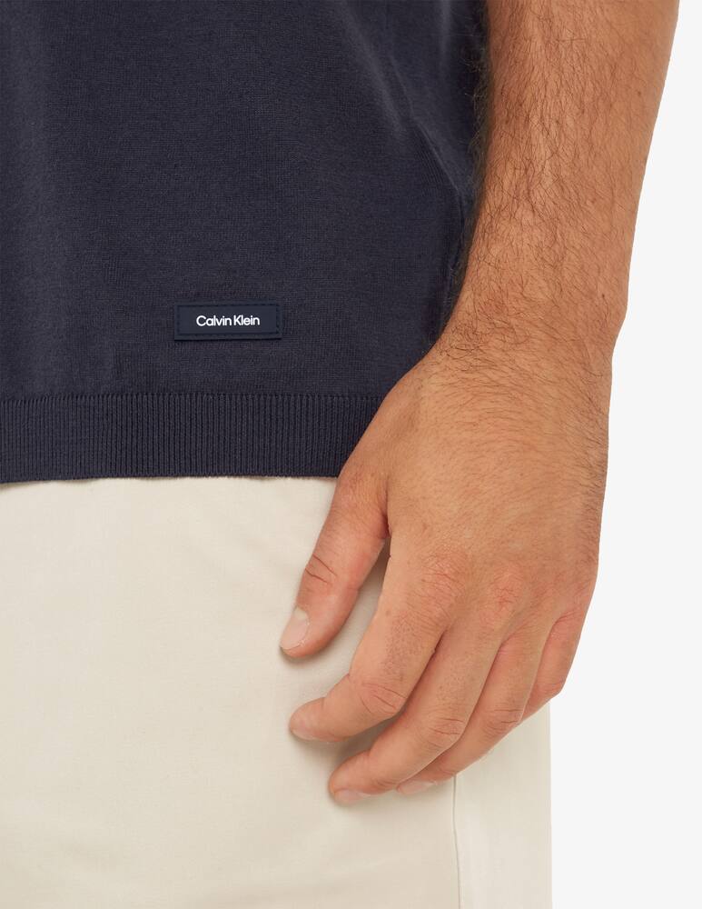 rinascente Calvin Klein Polo cotone seta