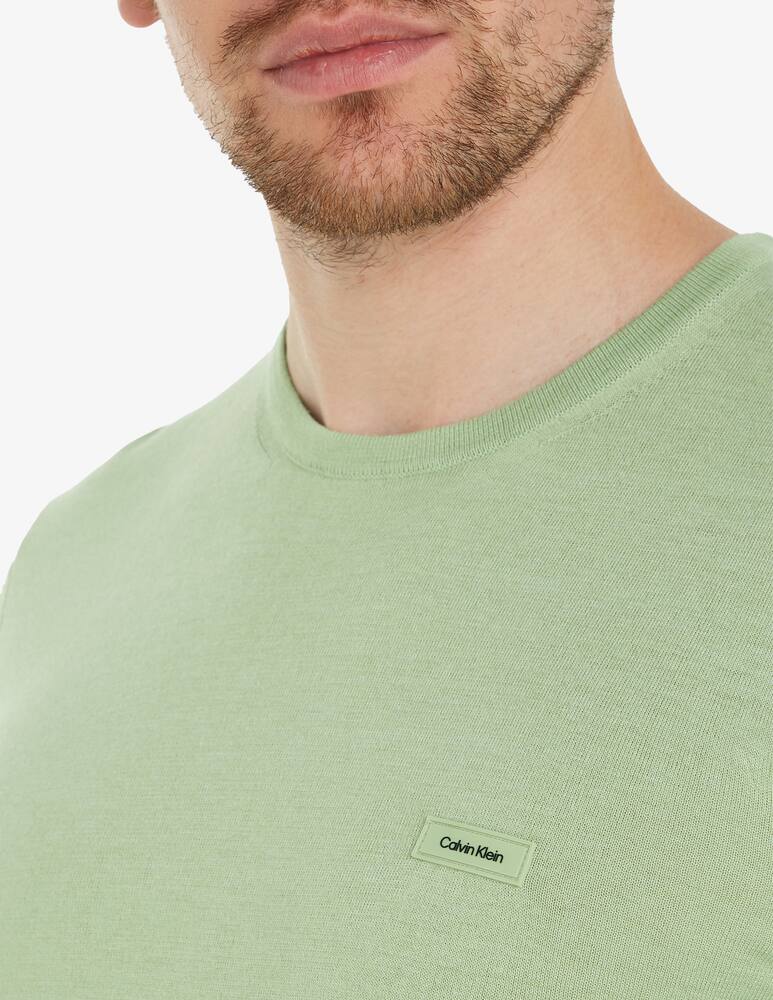 rinascente Calvin Klein Cottok silk crewneck jumper