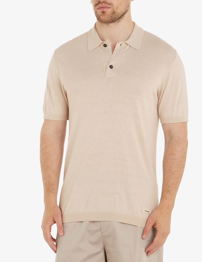Calvin Klein Cotton silk polo - picture 1 Calvin Klein Cotton silk polo - picture 1