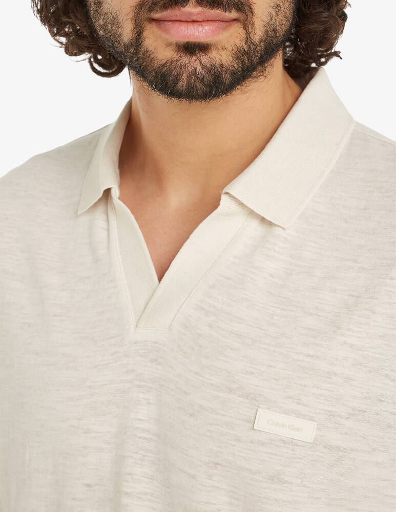 rinascente Calvin Klein Polo maniche corte open collar