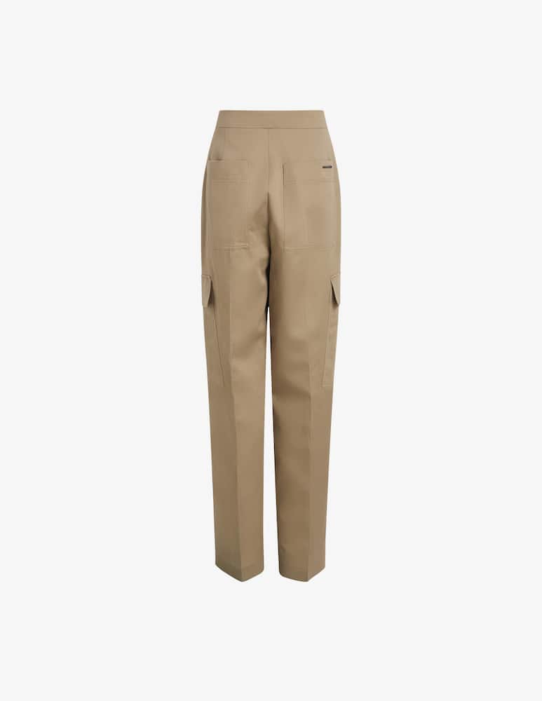 rinascente Calvin Klein Linen and cotton cargo trousers