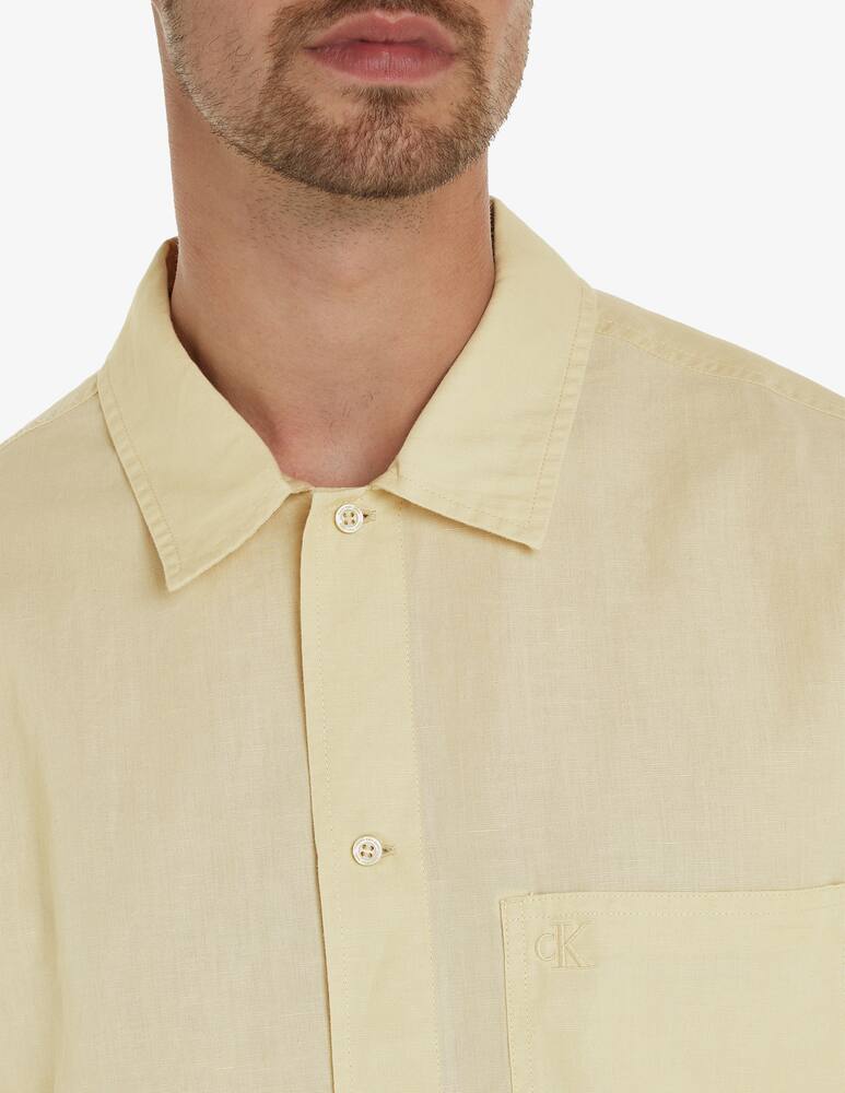 rinascente Calvin Klein Jeans Linen short sleeve shirt