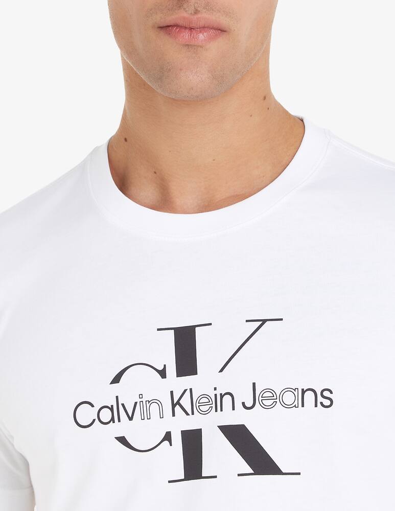 rinascente Calvin Klein Jeans Maglietta big logo disrupted