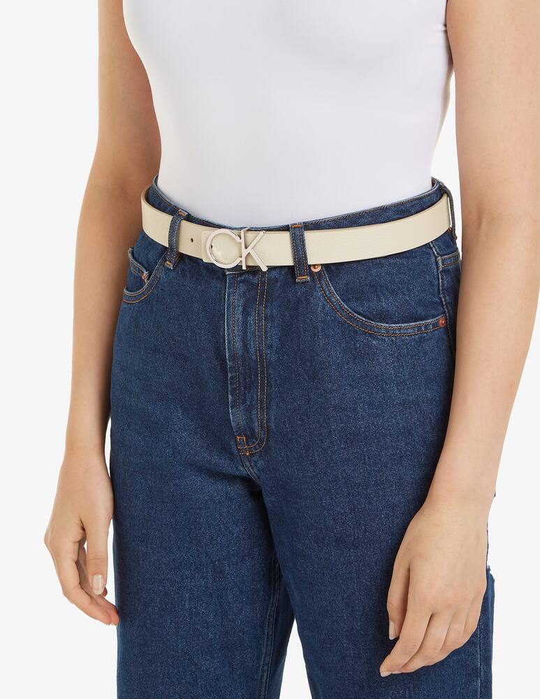 rinascente Calvin Klein Ck reversible belt 3.0 pebble