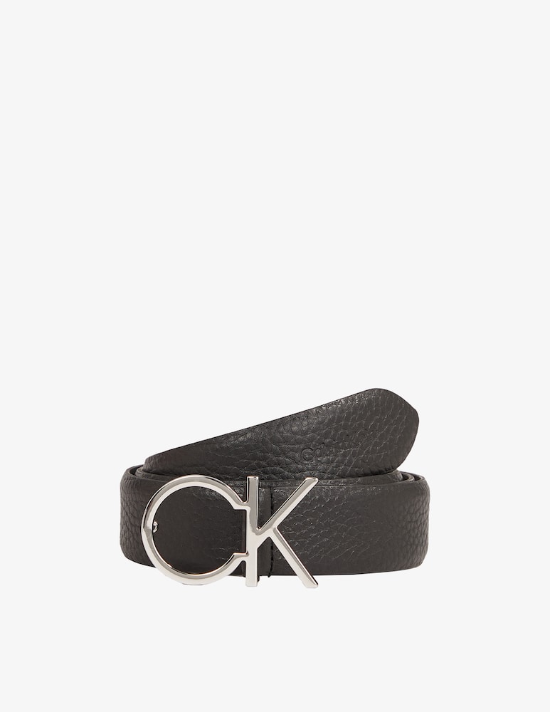 Calvin Klein Ck logo belt 3.0 pebble - picture 1 Calvin Klein Ck logo belt 3.0 pebble - picture 1