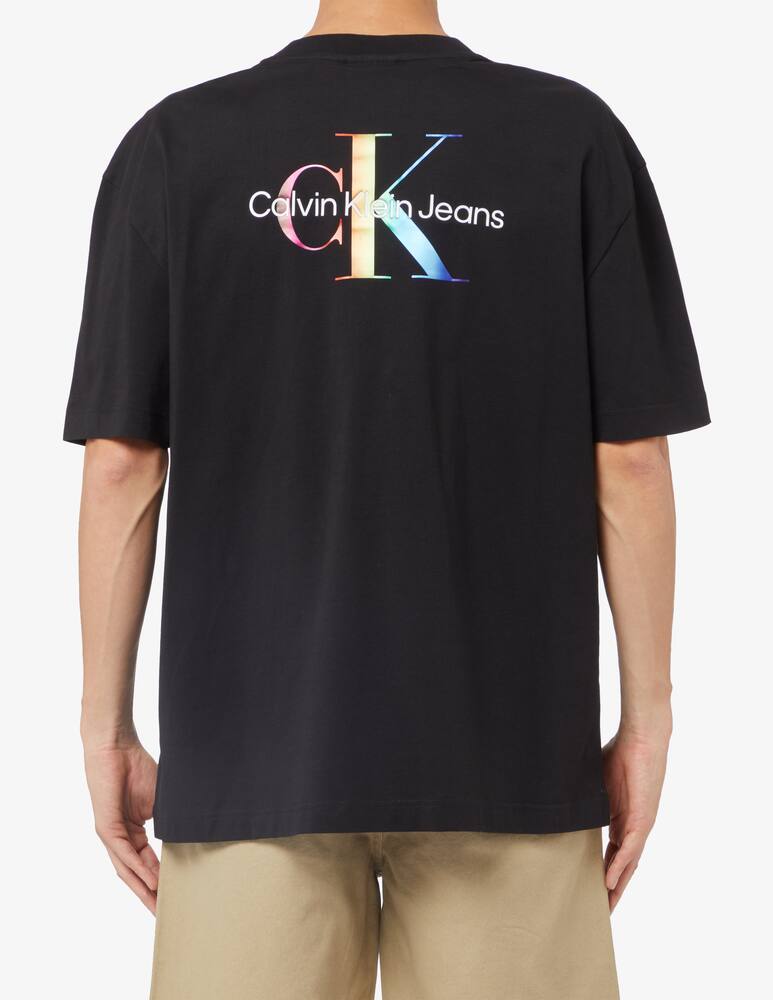rinascente Calvin Klein Jeans Ckj x pride t-shirt monologo graphic