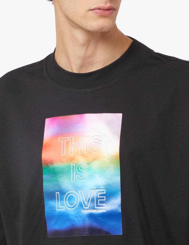 rinascente Calvin Klein Jeans Ckj x pride t-shirt box graphic boxy