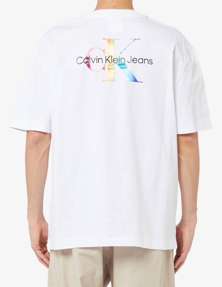 rinascente Calvin Klein Jeans Ckj x pride t-shirt monologo graphic