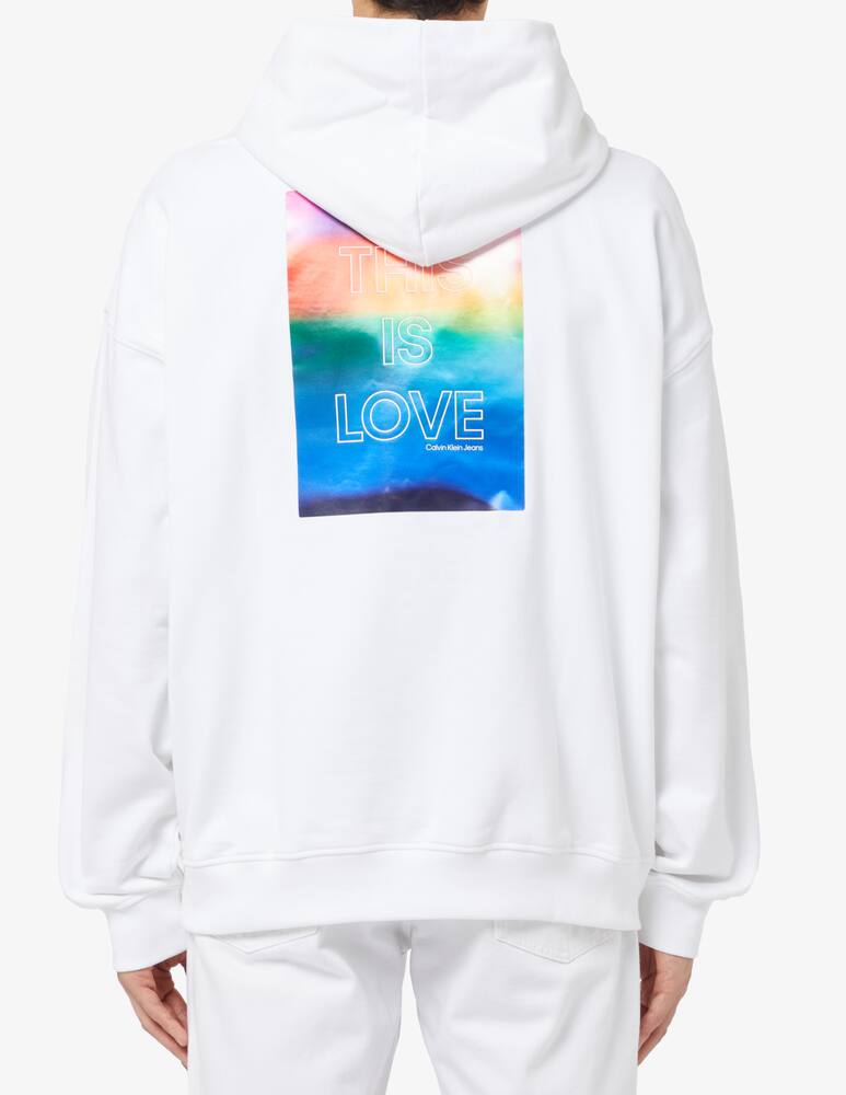 rinascente Calvin Klein Jeans Ckj x pride hoodie box graphic relaxed