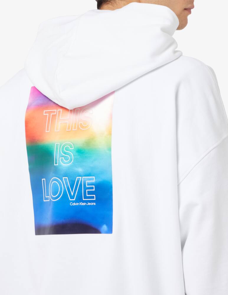 rinascente Calvin Klein Jeans Ckj x pride hoodie box graphic relaxed