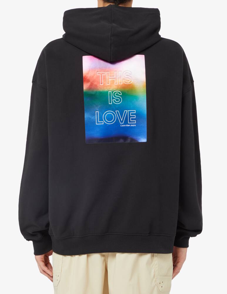rinascente Calvin Klein Jeans Ckj x pride hoodie box graphic relaxed