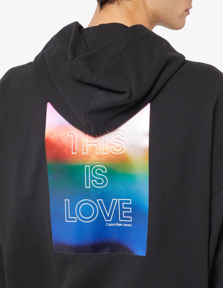 rinascente Calvin Klein Jeans Ckj x pride hoodie box graphic relaxed