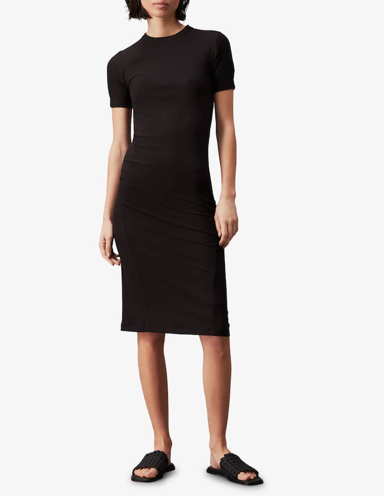 Calvin Klein Midi ribbed bodycon dress - picture 1 Calvin Klein Midi ribbed bodycon dress - picture 1