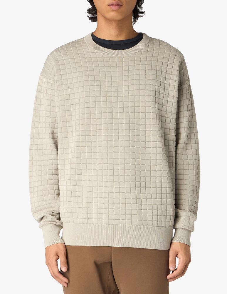 Calvin Klein Maglia girocollo pattern grid - immagine 1 Calvin Klein Maglia girocollo pattern grid - immagine 1