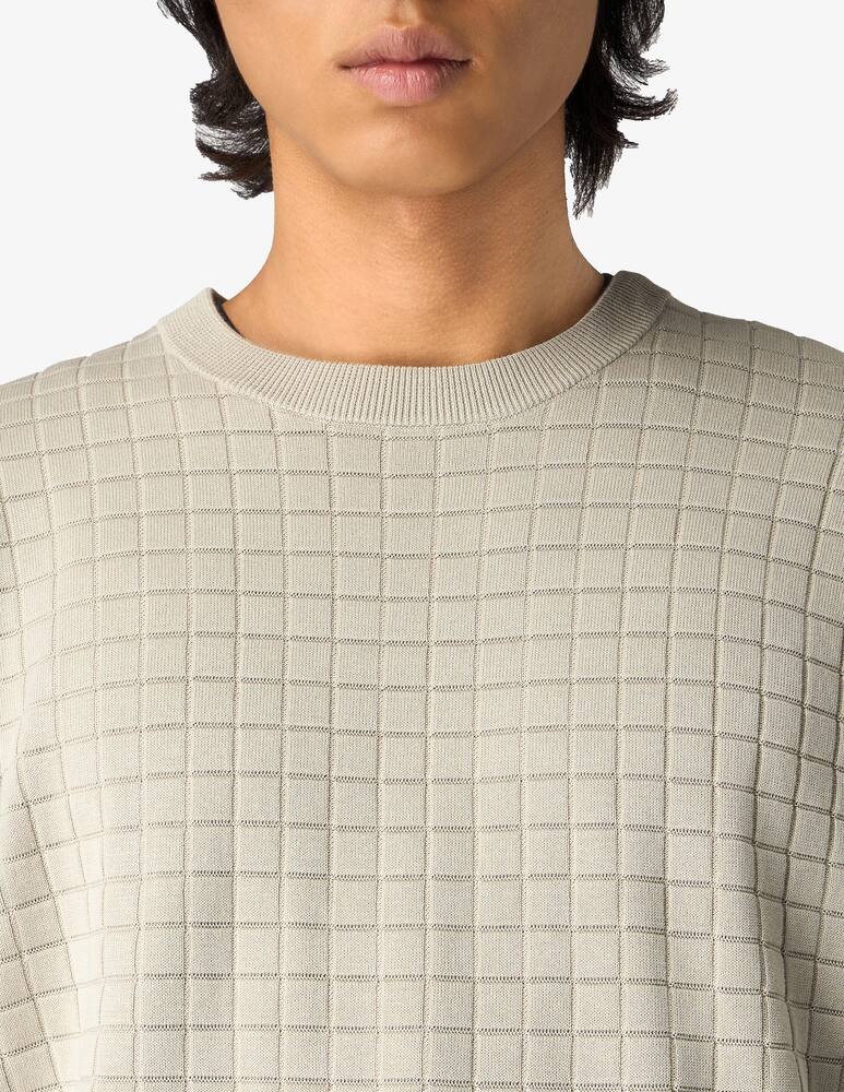 Calvin Klein Maglia girocollo pattern grid - immagine 4 Calvin Klein Maglia girocollo pattern grid - immagine 4