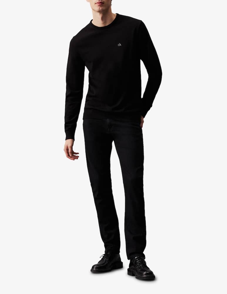 Calvin Klein Maglia girocollo cotone e seta - immagine 2 Calvin Klein Maglia girocollo cotone e seta - immagine 2