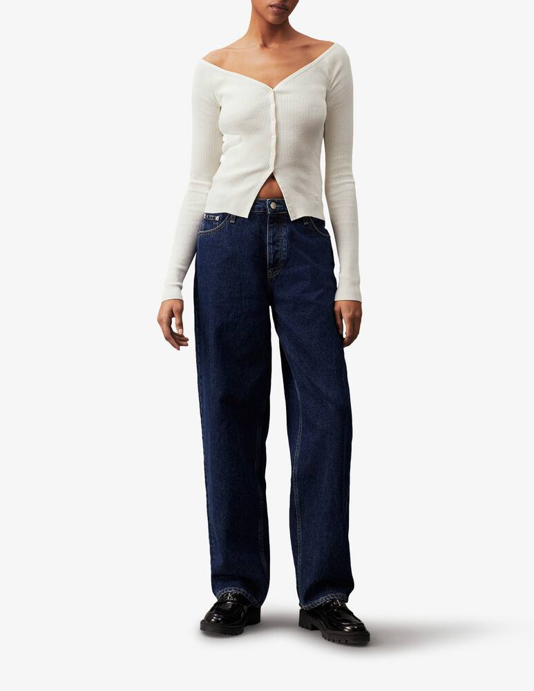 Calvin Klein Jeans Cardigan in misto cotone - immagine 2 Calvin Klein Jeans Cardigan in misto cotone - immagine 2