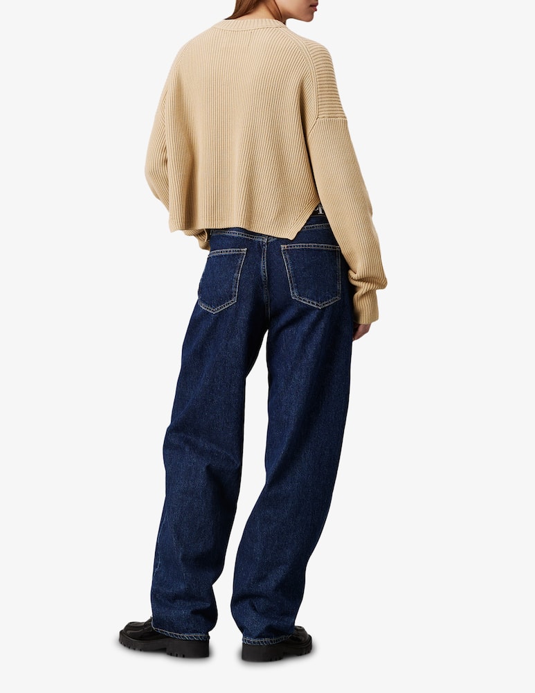 Calvin Klein Jeans Maglione girocollo con logo - immagine 2 Calvin Klein Jeans Maglione girocollo con logo - immagine 2