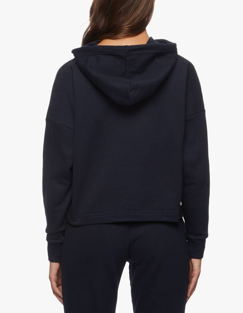 rinascente Tommy Hilfiger Felpa crop antiumidità con cappuccio