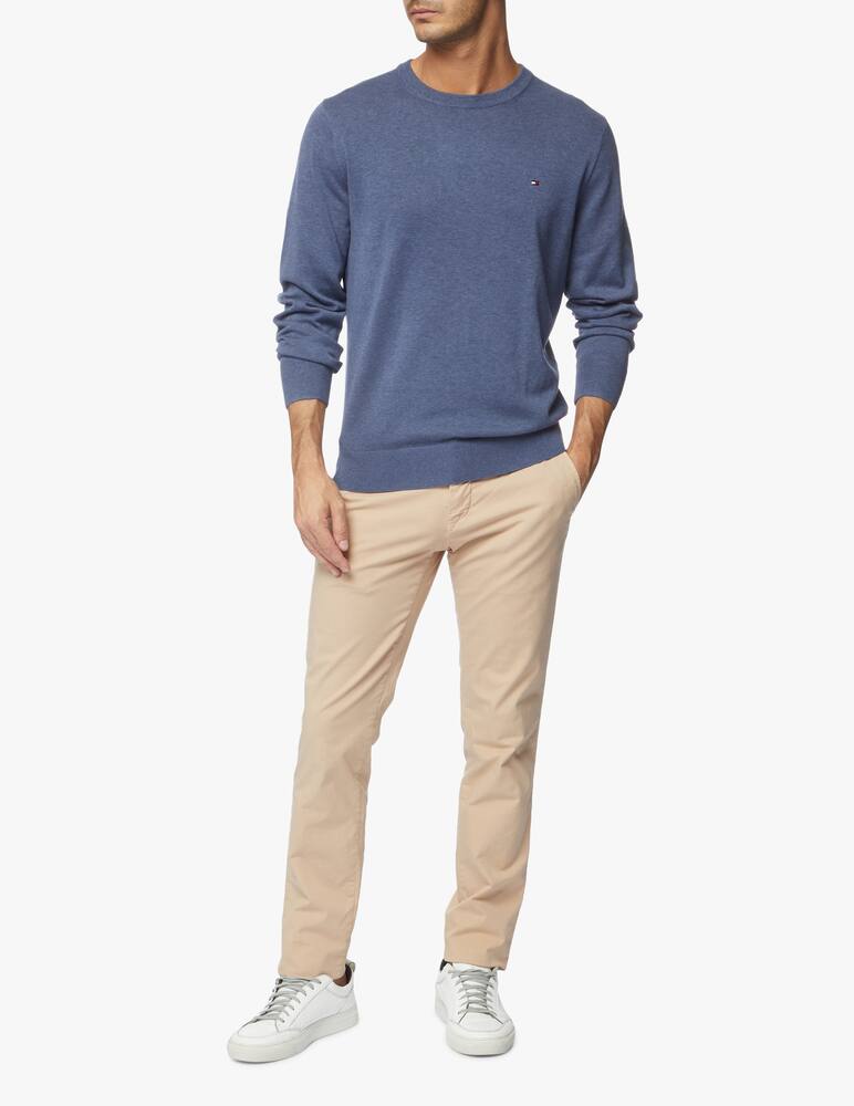 rinascente Tommy Hilfiger Cotton and silk roundneck sweater