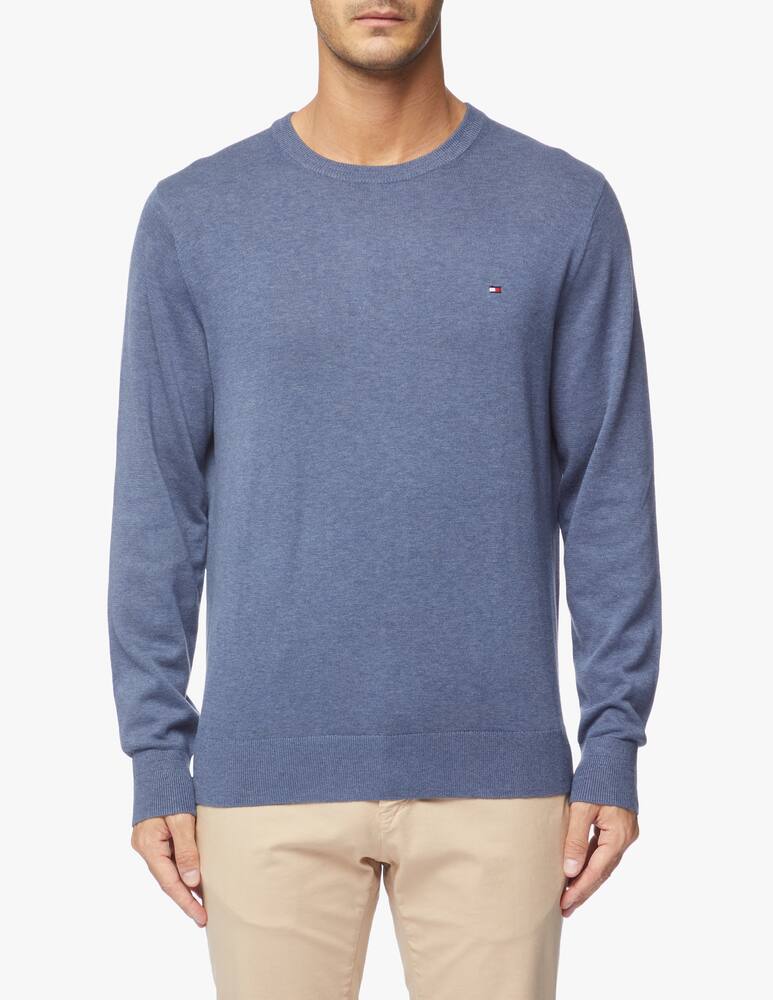 rinascente Tommy Hilfiger Cotton and silk roundneck sweater