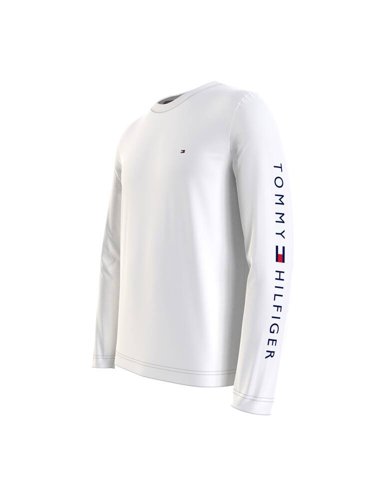 rinascente Tommy Hilfiger Maglietat manica lunga con scritta - Bianco
