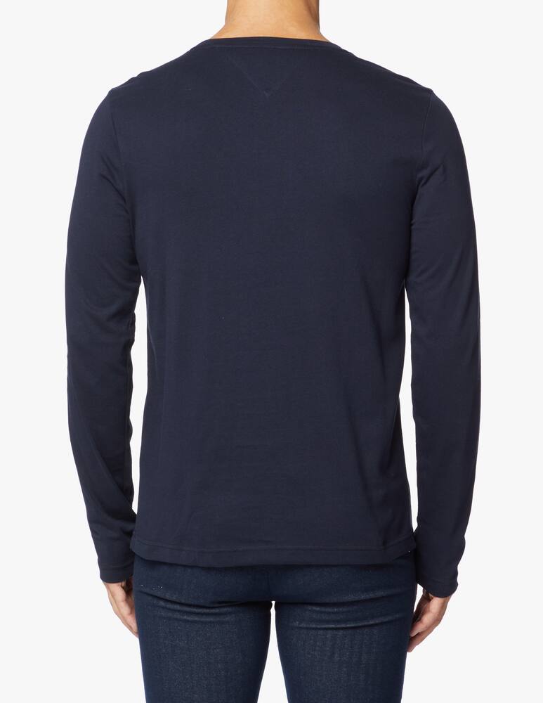 rinascente Tommy Hilfiger Written long sleeve t-shirt - blue