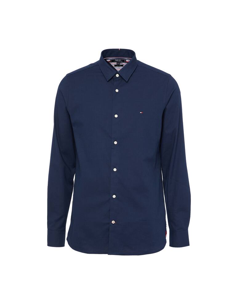 rinascente Tommy Hilfiger Camicia th flex herringbon slim fit 