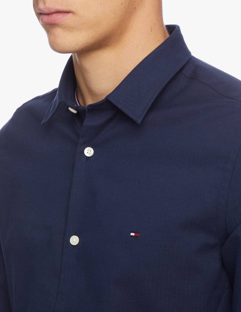 rinascente Tommy Hilfiger Camicia th flex herringbon slim fit 