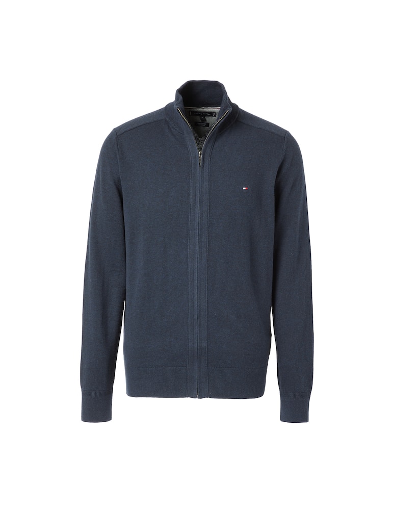 rinascente Tommy Hilfiger Pima cotton cashmere full zip jumper
