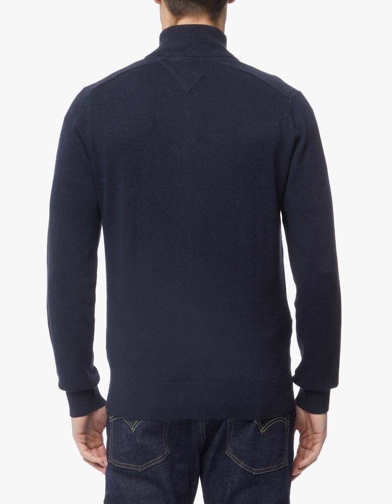 rinascente Tommy Hilfiger Pima cotton cashmere full zip jumper