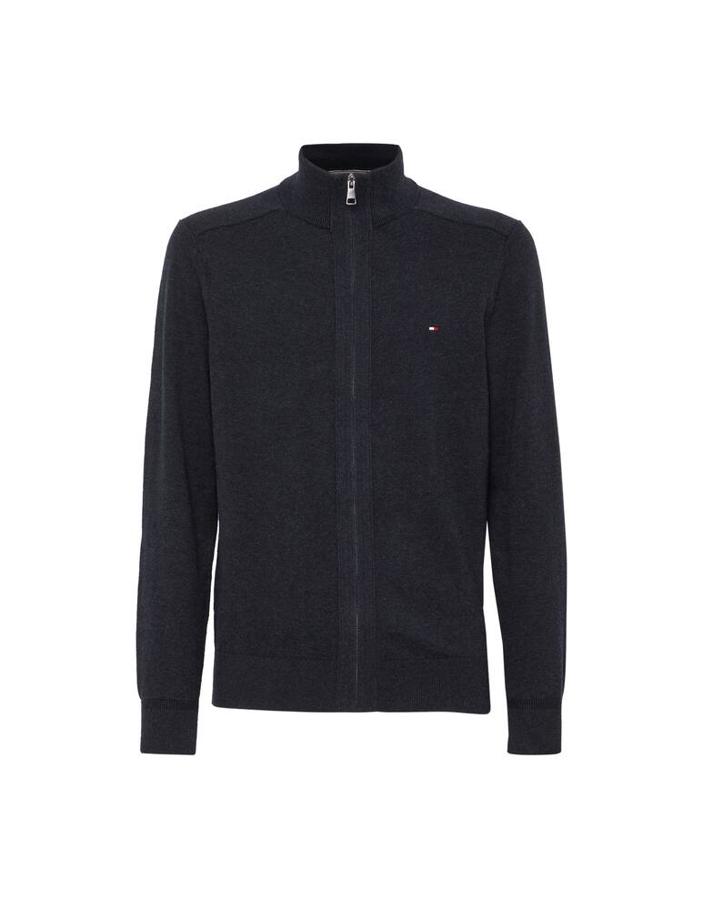 rinascente Tommy Hilfiger Pima cotton cashmere full zip jumper