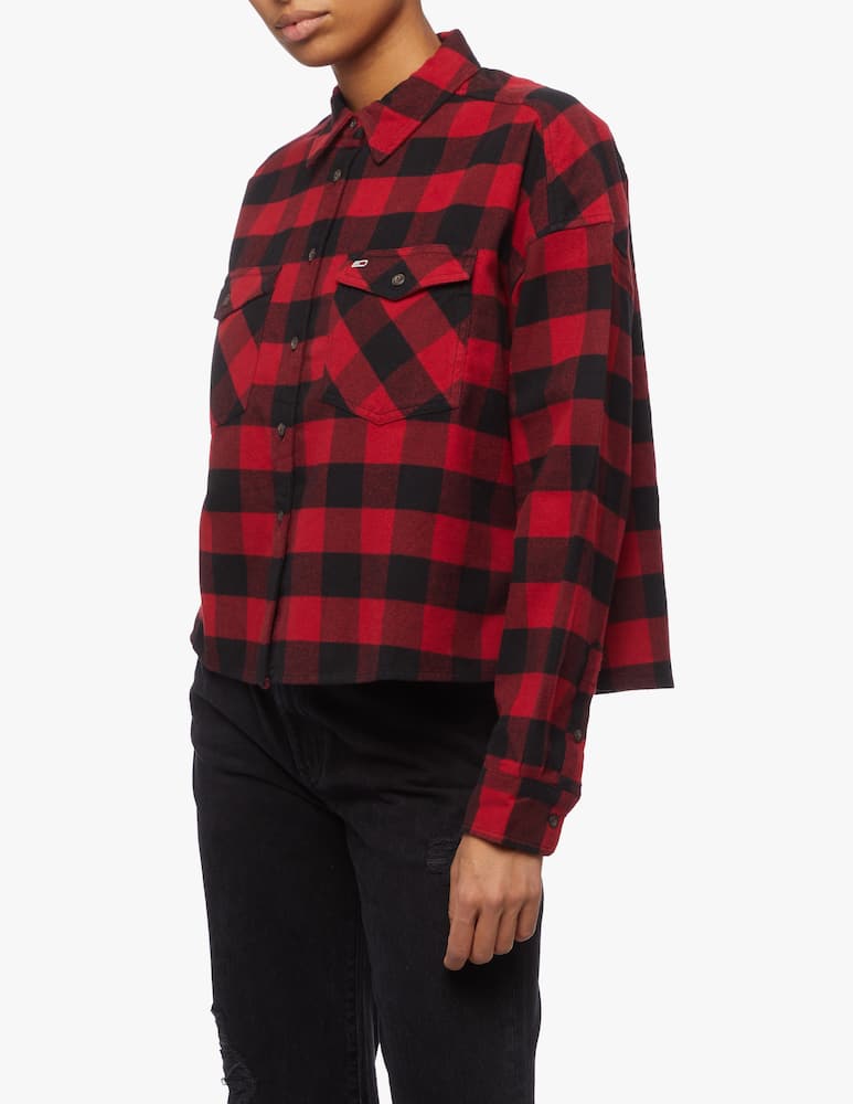 rinascente Tommy Jeans Tjw Gingham Check long sleeved top