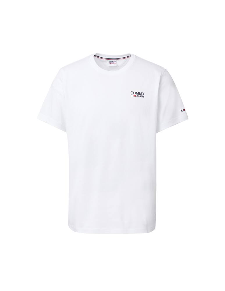 rinascente Tommy Jeans Maglietta girocollo logo corporate - bianco