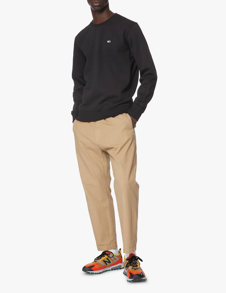 rinascente Tommy Jeans Flag patch roundneck sweatshirt 