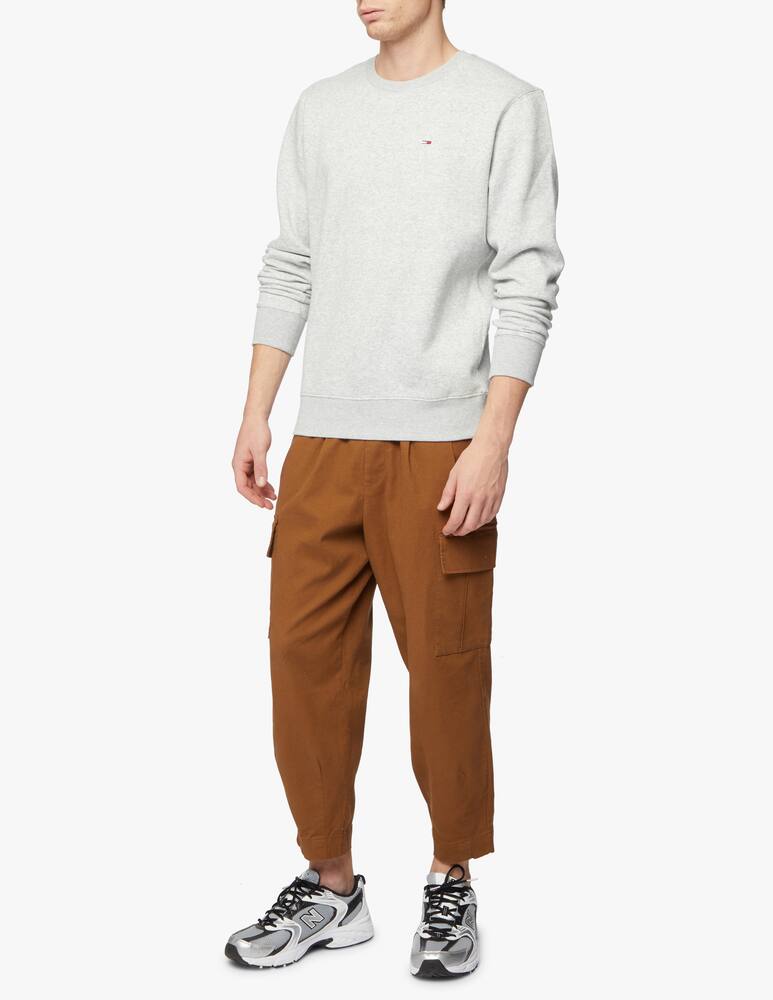 rinascente Tommy Jeans Flag patch roundneck sweatshirt 