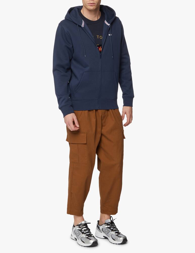 rinascente Tommy Jeans Felpa con zip patch bandierina 