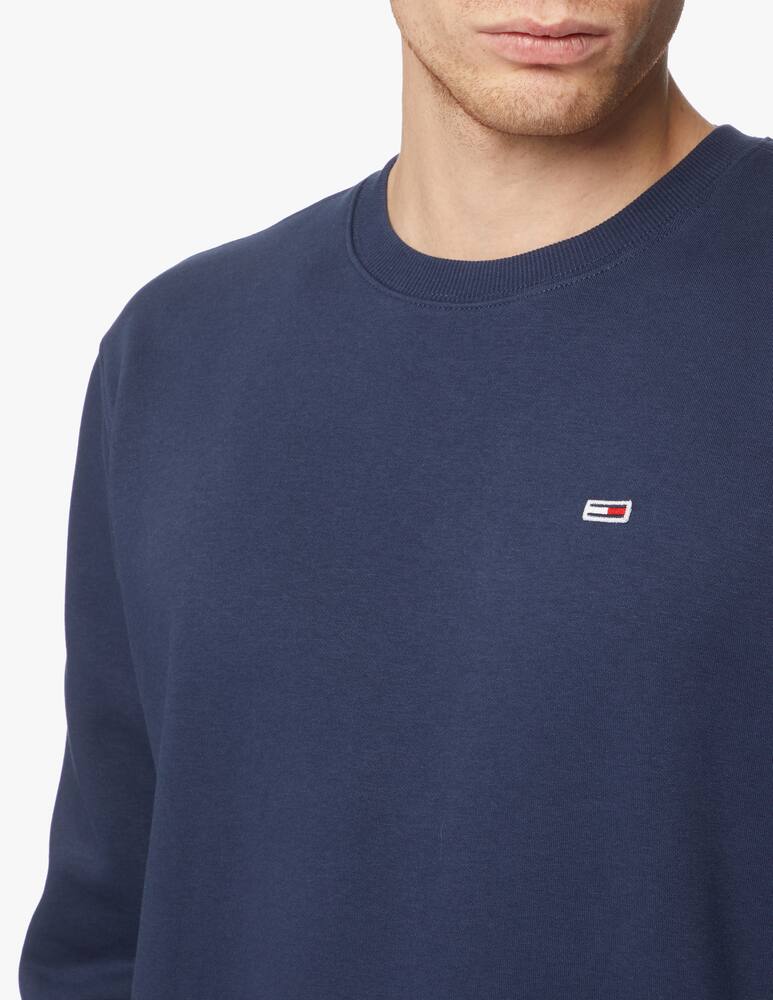 rinascente Tommy Jeans Flag patch roundneck sweatshirt 