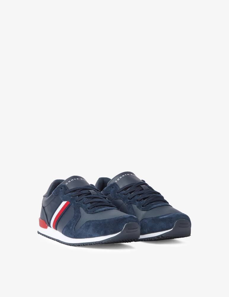 rinascente Tommy Hilfiger Maxwell runner leather sneakers - blue